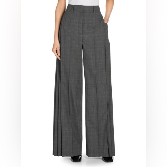 Micro Pow Side Pleated Trousers